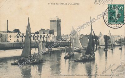 Carte postale ancienne Le Port — Les Sables-d'Olonne (Vendée)