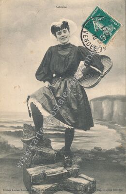 Carte postale ancienne Sablaise — Les Sables-d'Olonne (Vendée)