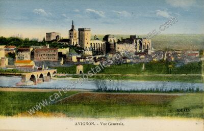 Carte postale ancienne Vue Générale — Avignon (Vaucluse)
