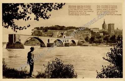 Carte postale ancienne Le Pont d'Avignon — Avignon (Vaucluse)
