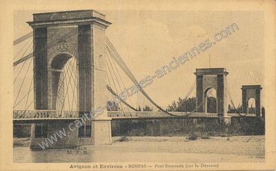 Carte postale ancienne Bonpas — Caumont-sur-Durance (Vaucluse)