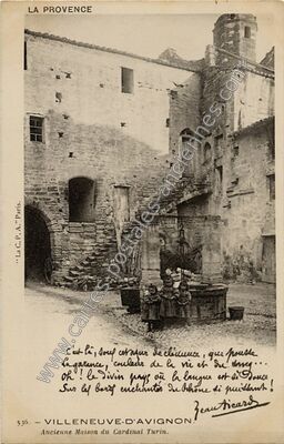 Carte postale ancienne Villeneuve d'Avignon — Avignon (Vaucluse)