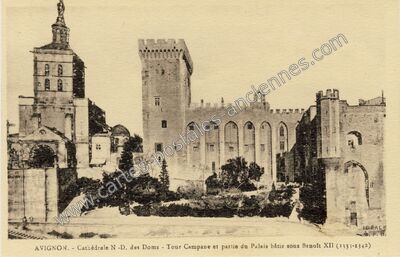 Carte postale ancienne Cathédrale N.-D. des Doms — Avignon (Vaucluse)