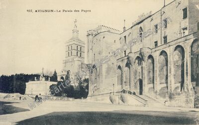 Carte postale ancienne Le Palais des Papes — Avignon (Vaucluse)