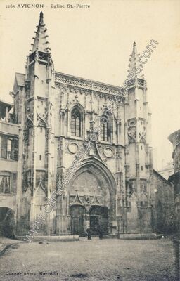 Carte postale ancienne Eglise St.-Pierre — Avignon (Vaucluse)