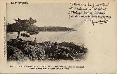 Carte postale ancienne Anse du Rossignol — Non Localisée (Var)