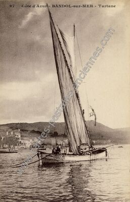 Carte postale ancienne Bandol sur Mer — Bandol (Var)
