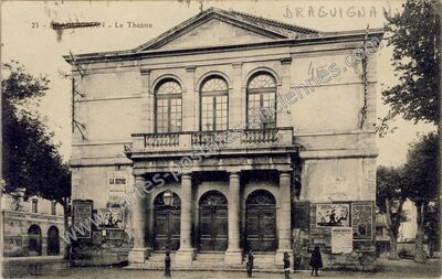 Carte postale ancienne Le Théâtre — Draguignan (Var)