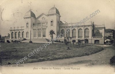 Carte postale ancienne Hyeres les Palmiers — Hyères (Var)