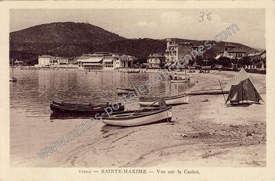 Carte postale ancienne Vue sur le Casino — Sainte-Maxime (Var)