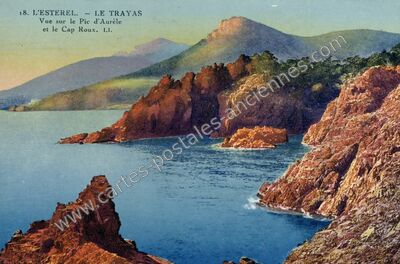 Carte postale ancienne Le Trayas — Saint-Raphaël (Var)