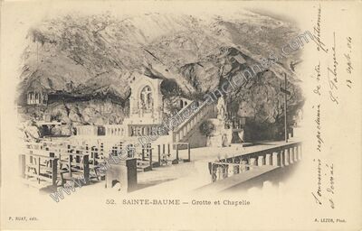 Carte postale ancienne Sainte Baume — Saint-Raphaël (Var)