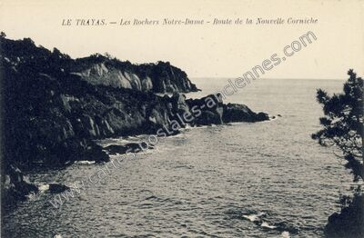Carte postale ancienne Le Trayas — Saint-Raphaël (Var)