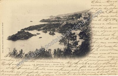 Carte postale ancienne Le Trayas — Saint-Raphaël (Var)