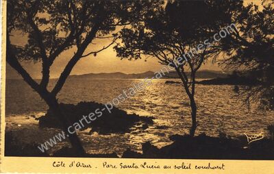 Carte postale ancienne Santa Lucia — Saint-Raphaël (Var)