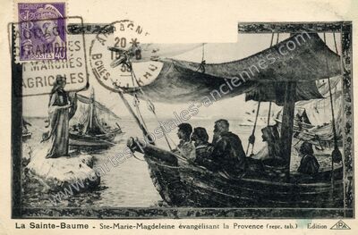 Carte postale ancienne Ste Baume — Saint-Raphaël (Var)