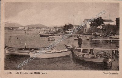 Carte postale ancienne Le Brusc sur Mer — Six-Fours-les-Plages (Var)