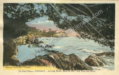 Carte postale ancienne Le Cap Brun — Toulon (Var)