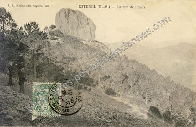 Carte postale ancienne Esterel — Saint-Raphaël (Var)