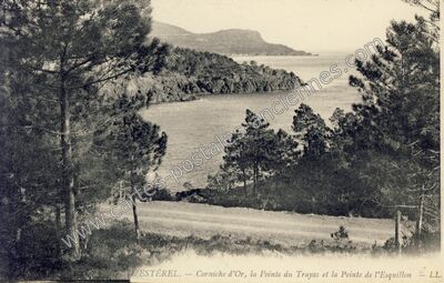 Carte postale ancienne l'Esterel — Saint-Raphaël (Var)