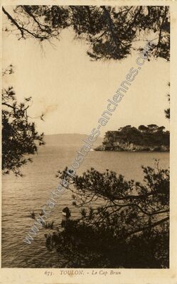 Carte postale ancienne Cap Brun — Toulon (Var)