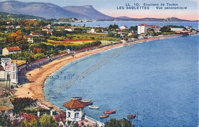 Carte postale ancienne Les Sablettes — La Seyne-sur-Mer (Var)