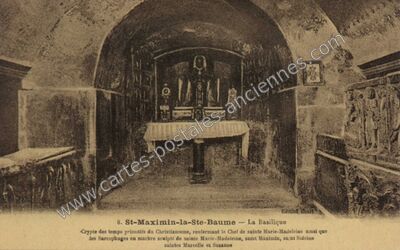 Carte postale ancienne St Maximin la Ste Baume — Saint Maximin la Sainte (Var)