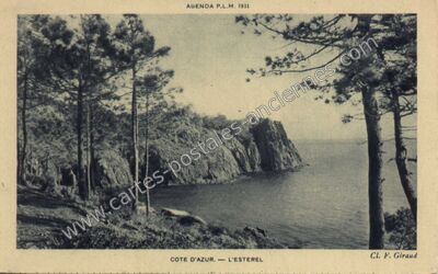 Carte postale ancienne L'Esterel — Saint-Raphaël (Var)