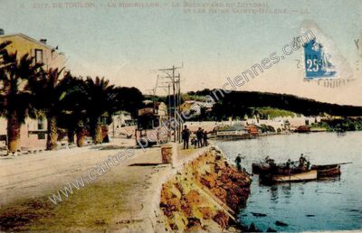 Carte postale ancienne Le Mourillon — Toulon (Var)