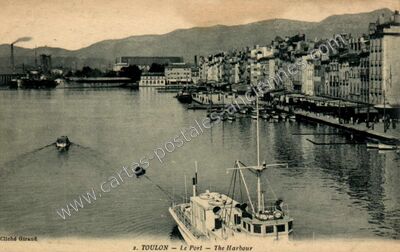 Carte postale ancienne Le Port — The Harbour — Toulon (Var)