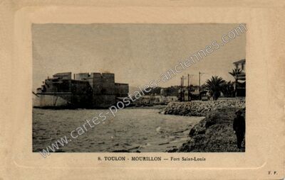 Carte postale ancienne Mourillon - Fort Saint-Louis — Toulon (Var)