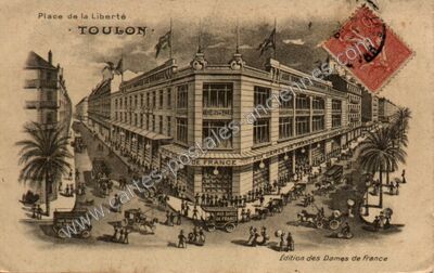 Carte postale ancienne Place de la Liberté — Toulon (Var)