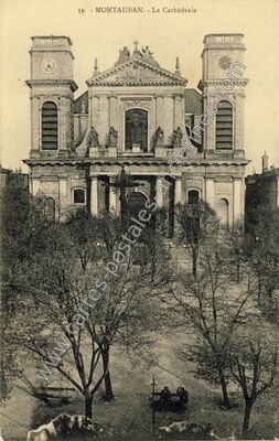 Carte postale ancienne La Cathédrale — Montauban (Tarn-et-Garonne)