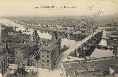 Carte postale ancienne Vue Panoramique — Montauban (Tarn-et-Garonne)