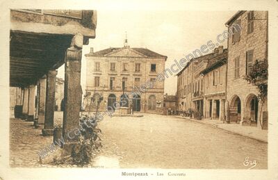 Carte postale ancienne Montpezat — Montpezat-de-Quercy (Tarn-et-Garonne)