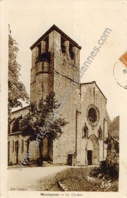 Carte postale ancienne Montpezat — Montpezat-de-Quercy (Tarn-et-Garonne)