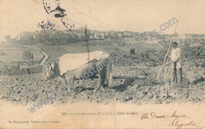 Carte postale ancienne Puy Larroque — Puylaroque (Tarn-et-Garonne)