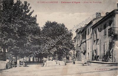 Carte postale ancienne Valence d'Agen — Valence (Tarn-et-Garonne)