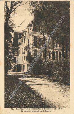 Carte postale ancienne Le Foyer des Indirectes — Réalville (Tarn-et-Garonne)