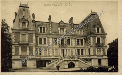 Carte postale ancienne Chateau de Caussade — Caussade (Tarn-et-Garonne)