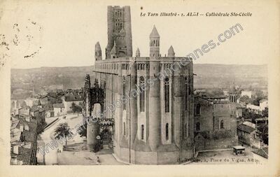Carte postale ancienne Cathédrale Ste-Cécile — Albi (Tarn)