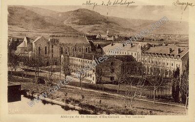 Carte postale ancienne St Benoit d'en Calcat — Dourgne (Tarn)