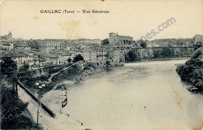 Carte postale ancienne Gaillac — Faussergues (Tarn)