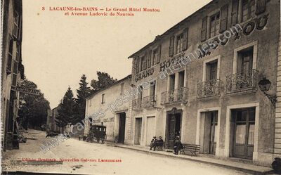 Carte postale ancienne Lacaune les Bains — Lacaune (Tarn)