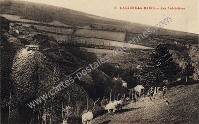 Carte postale ancienne Lacaune les Bains — Lacaune (Tarn)
