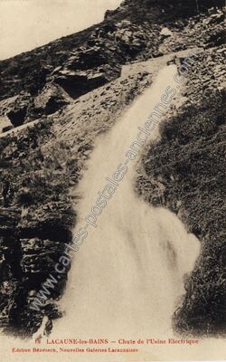 Carte postale ancienne Lacaune les Bains — Lacaune (Tarn)