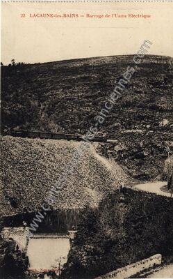 Carte postale ancienne Lacaune les Bains — Lacaune (Tarn)