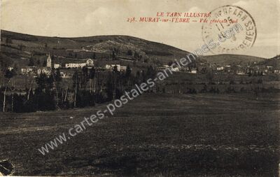 Carte postale ancienne Murat-sur-Vèbre