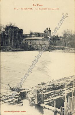 Carte postale ancienne St Sulpice — Saint-Sulpice-la-Pointe (Tarn)