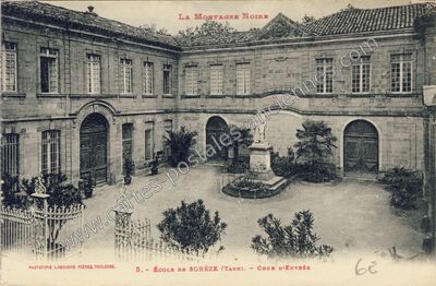 Carte postale ancienne La Montagne Noire — Sorèze (Tarn)